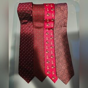 4 Mens Ties Including Van Heusen & More Ties